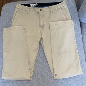Men’s Volcom khaki pants, size 32